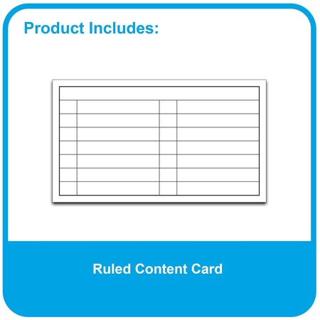 C-Line Products 4 x 6 Index Card Case, Assorted, 4PK Set of 10 PK, 40PK 58446-CT
